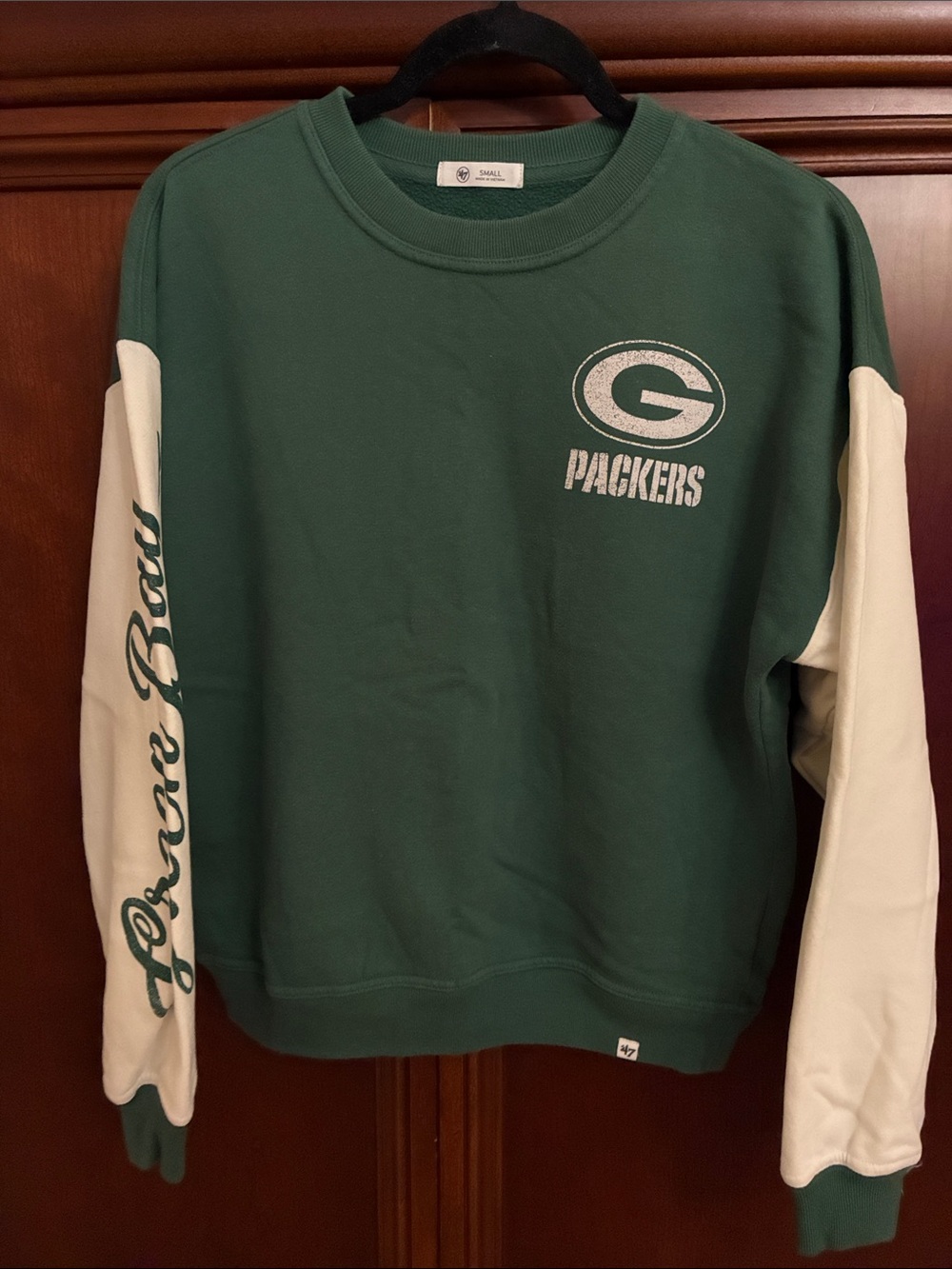 47 Green and White Packers Crewneck Sweatshirt